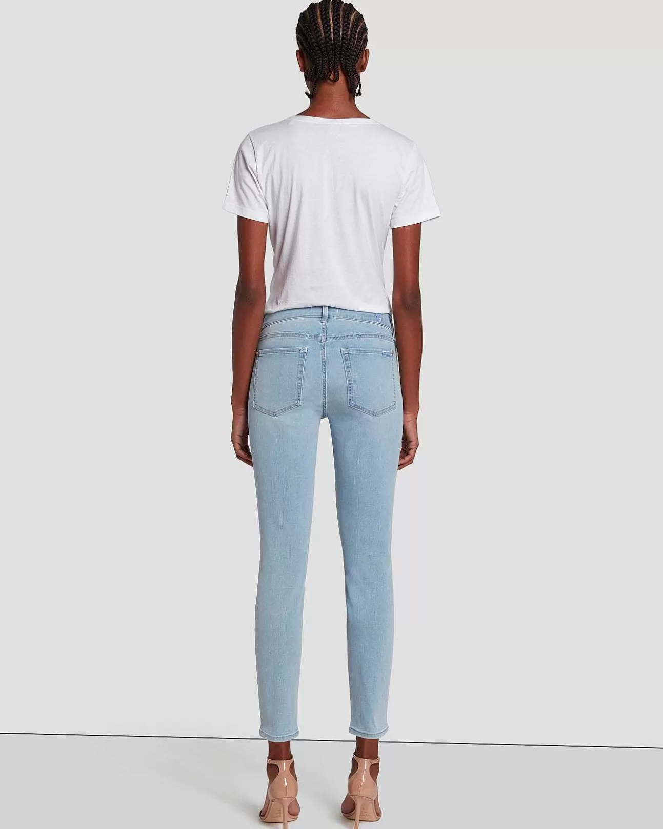 Jeans>7 For All Mankind B(Air) Ankle Skinny In Fata Morgana