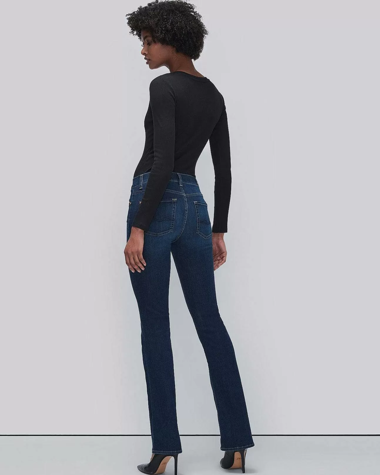 Jeans>7 For All Mankind B(Air) Kimmie Bootcut In Gespultes Indigo