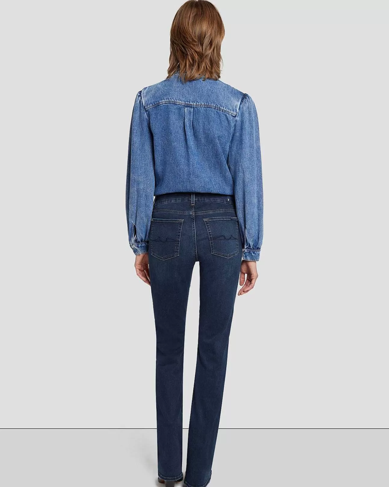 Jeans>7 For All Mankind B(Air) Kimmie Straight In Rinsed Indigo