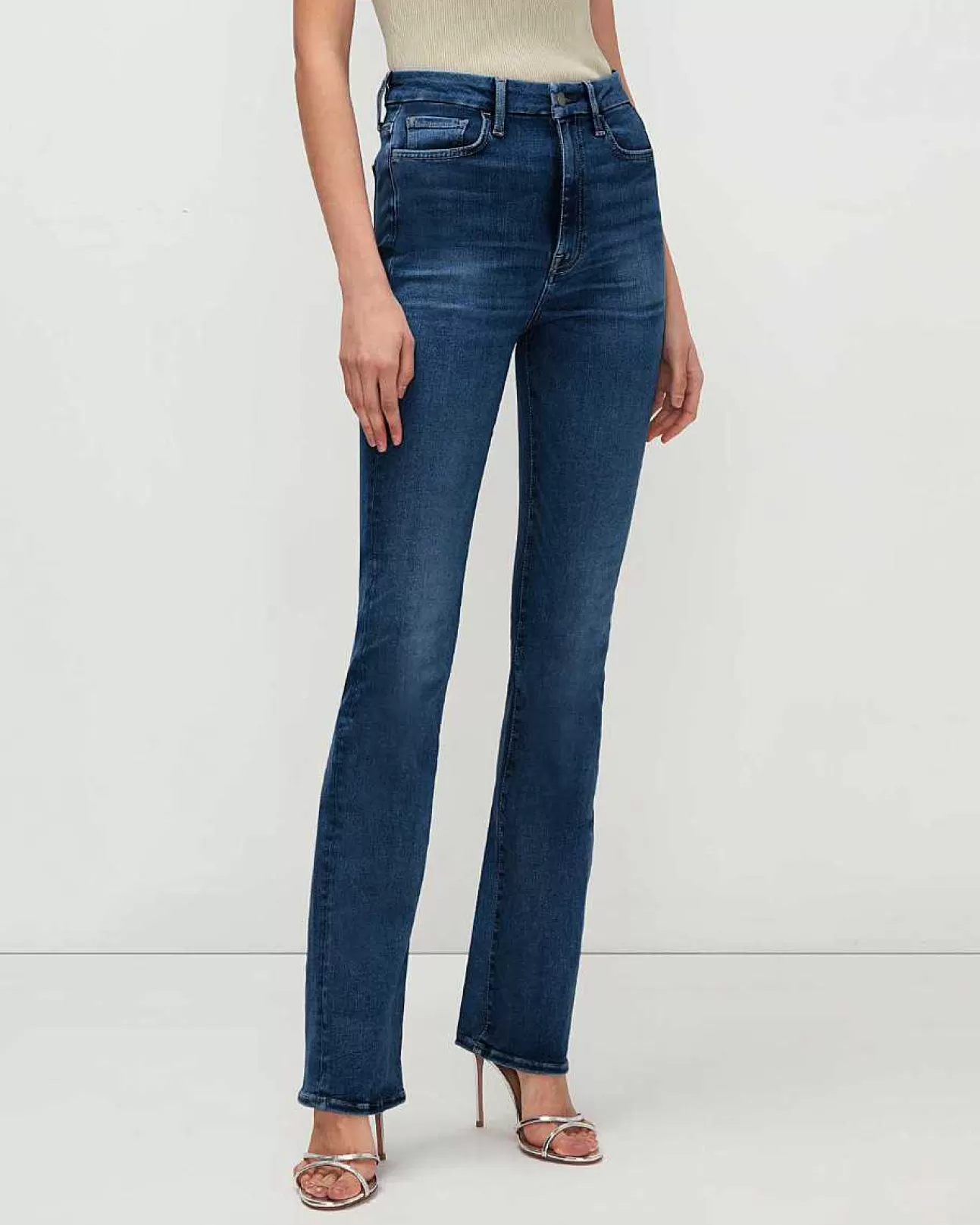 Jeans>7 For All Mankind No Filter – Ultra-High-Rise-Skinny-Stiefel In Sophie-Blau Sophieblau