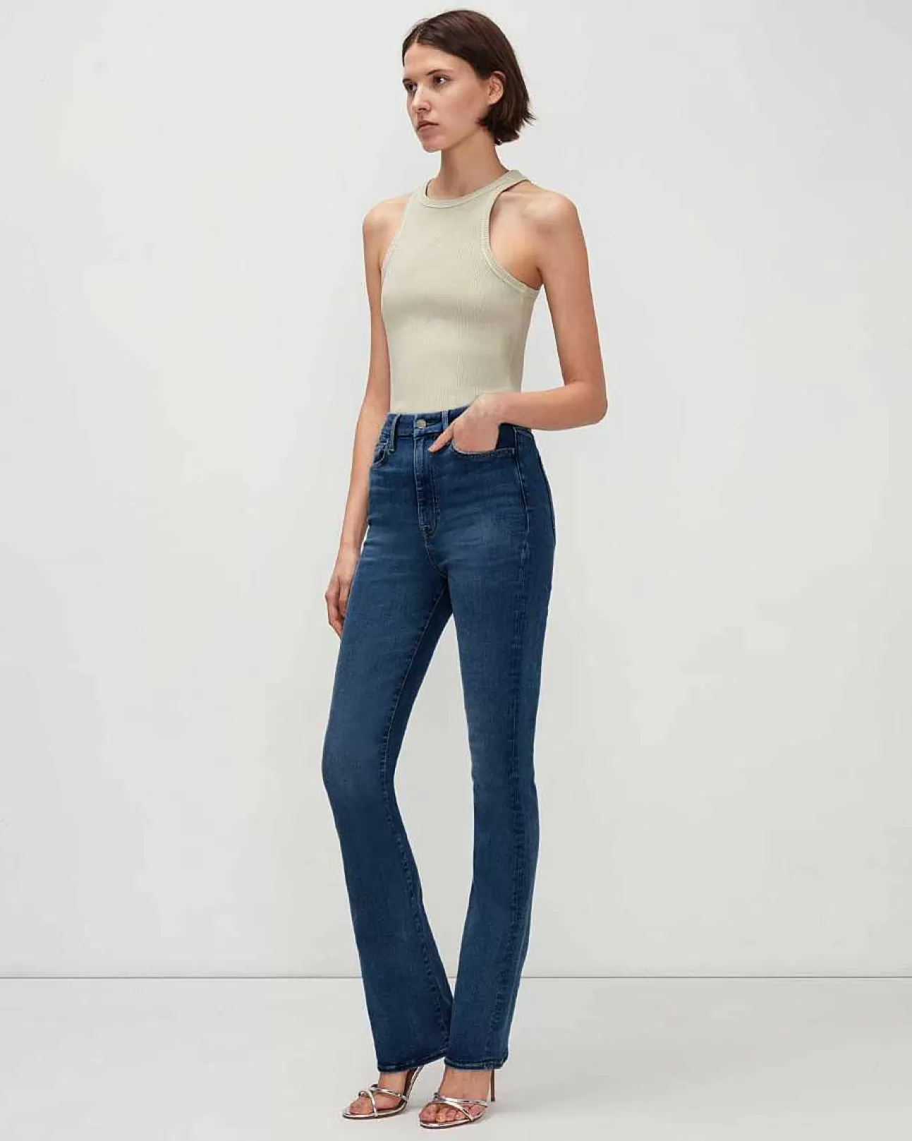 Jeans>7 For All Mankind No Filter – Ultra-High-Rise-Skinny-Stiefel In Sophie-Blau Sophieblau